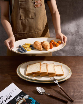 Famiware small oval platter for appetizers and desserts