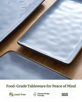 Famiware Ocean Series double reactive glaze with unique color variations