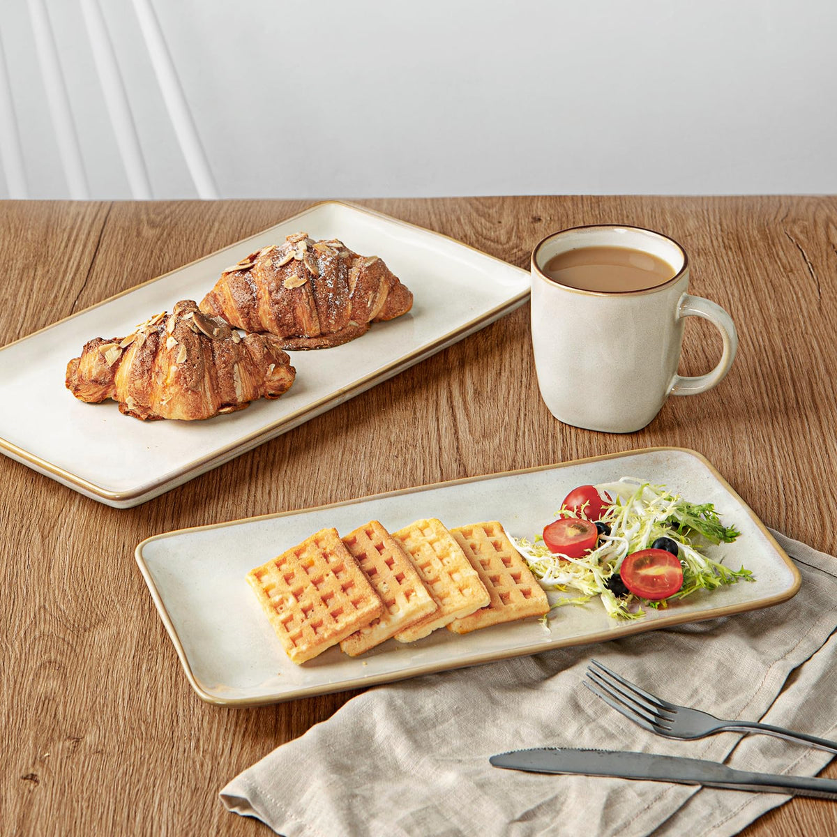 Famiware Ocean Series sturdy stoneware closeup for daily use