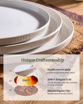 Famiware elegant oval platter with premium finish elevating table presentation