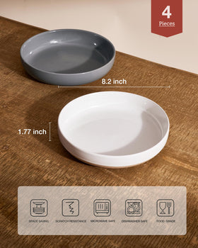 Famiware pasta bowls 4-piece set ideal for everyday meals and entertaining.