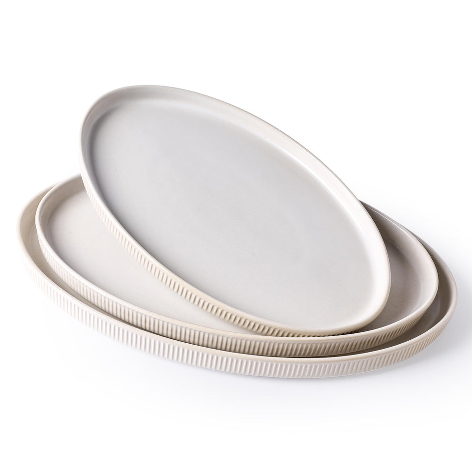Famiware 16-inch oval serving platter for large family meals