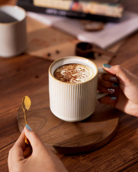 Famiware stackable mug grooves enable stable, compact storage