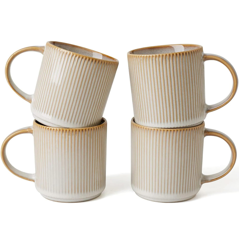 Famiware Star 12oz mugs front view for daily coffee use