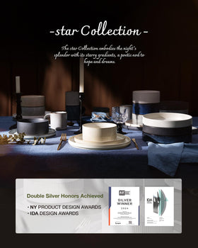 Famiware Star deep forest tone finish adds rustic warmth to the table