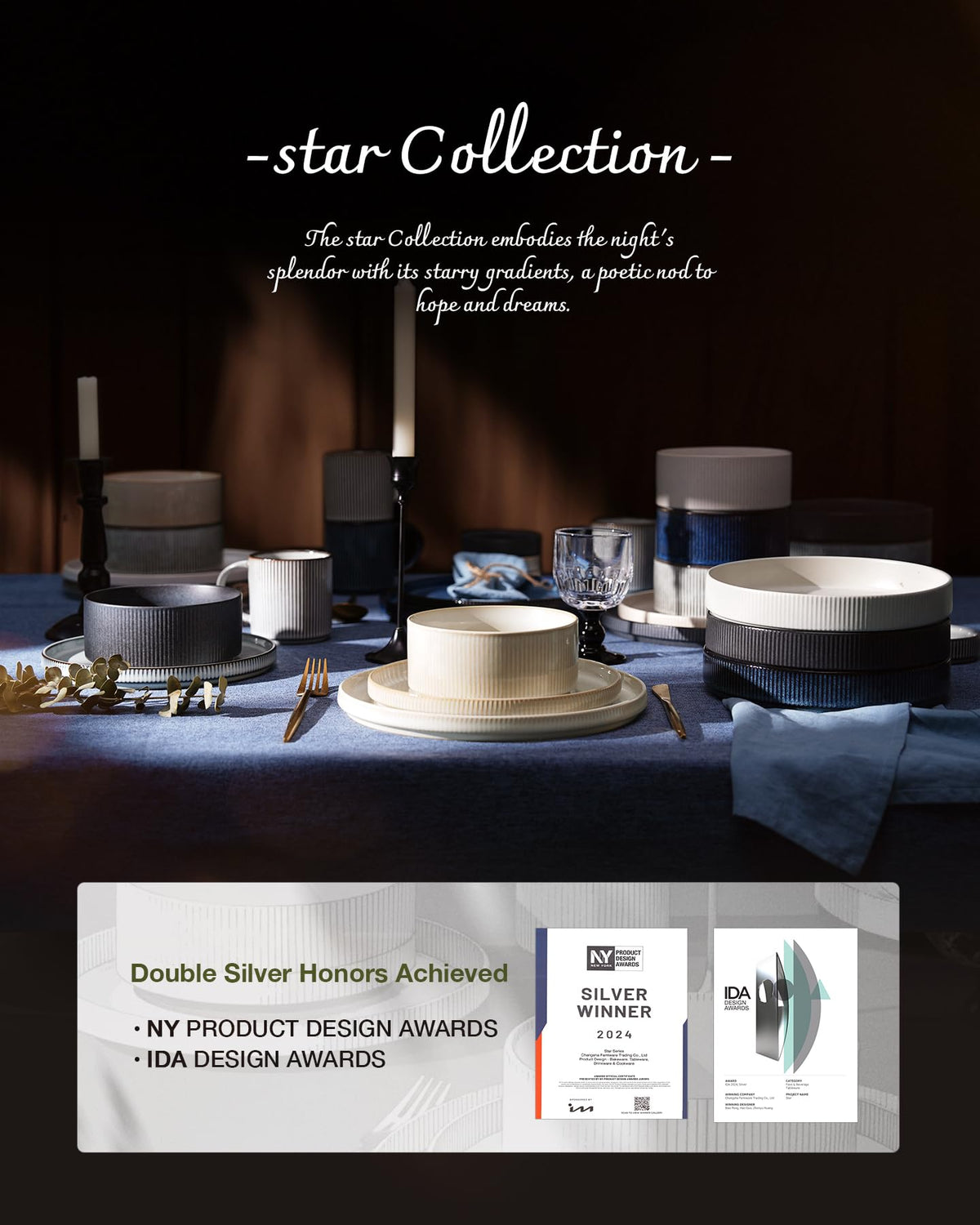 Famiware Star microwave-safe dinnerware designed for quick reheats.
