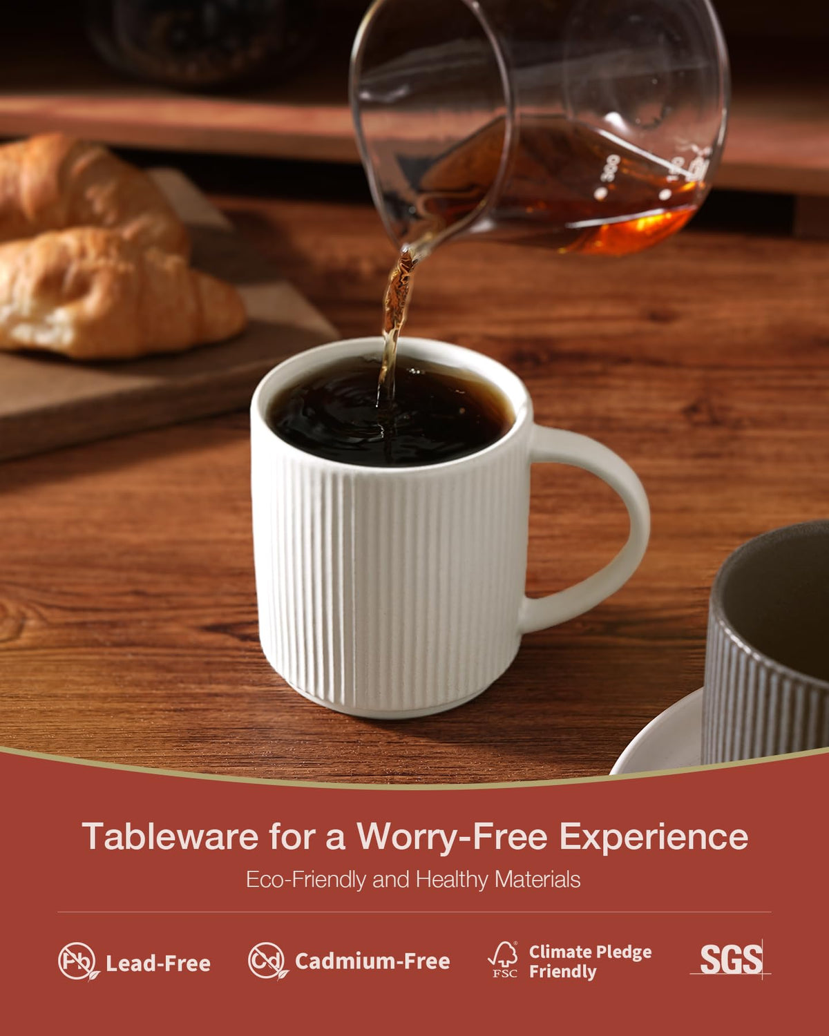 Famiware star mug set 4 with handles for comfortable sipping