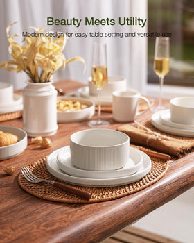 Famiware Star 8-inch salad plate with double reactive glaze colors.
