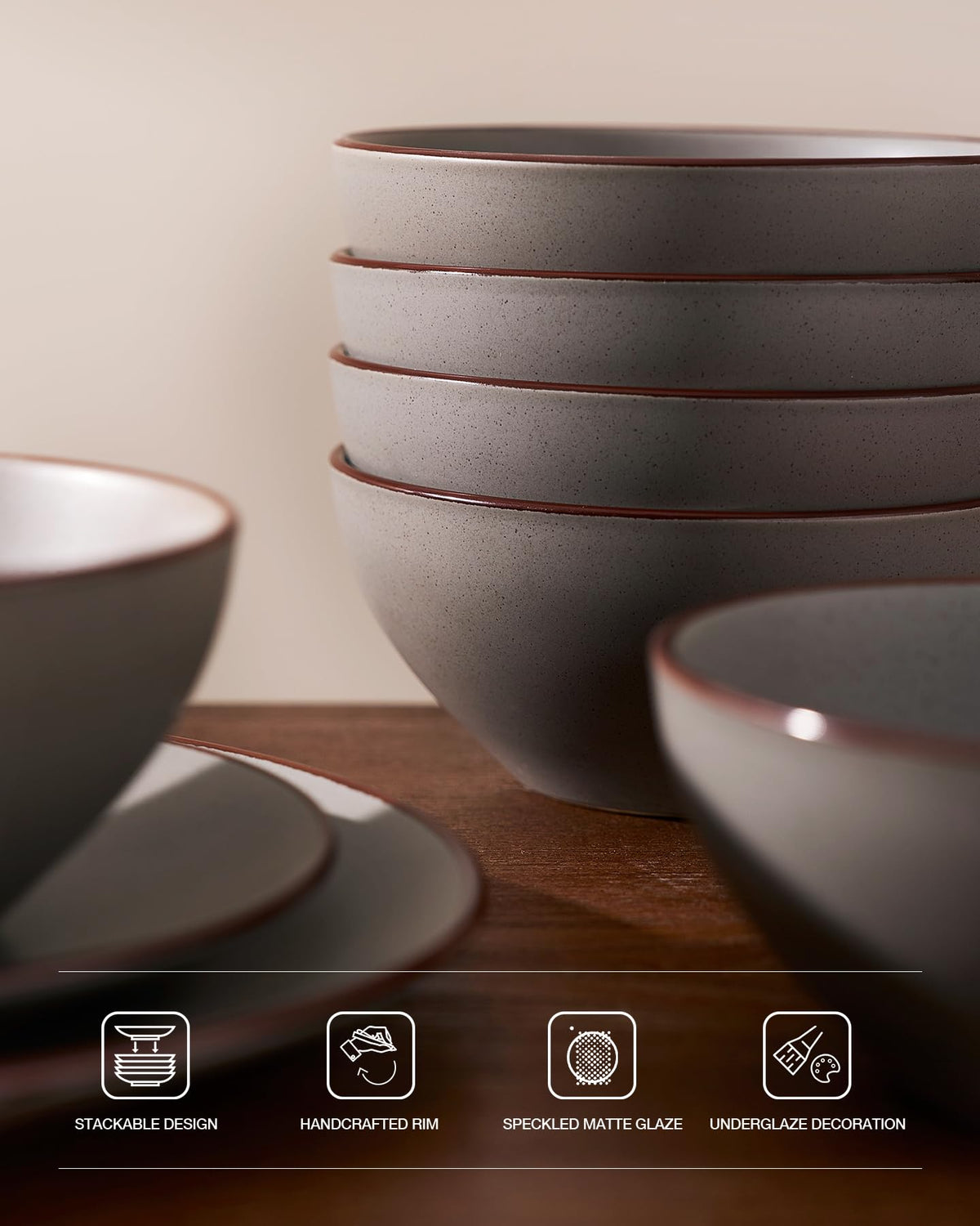 Famiware Venus microwave and dishwasher safe for busy kitchens.