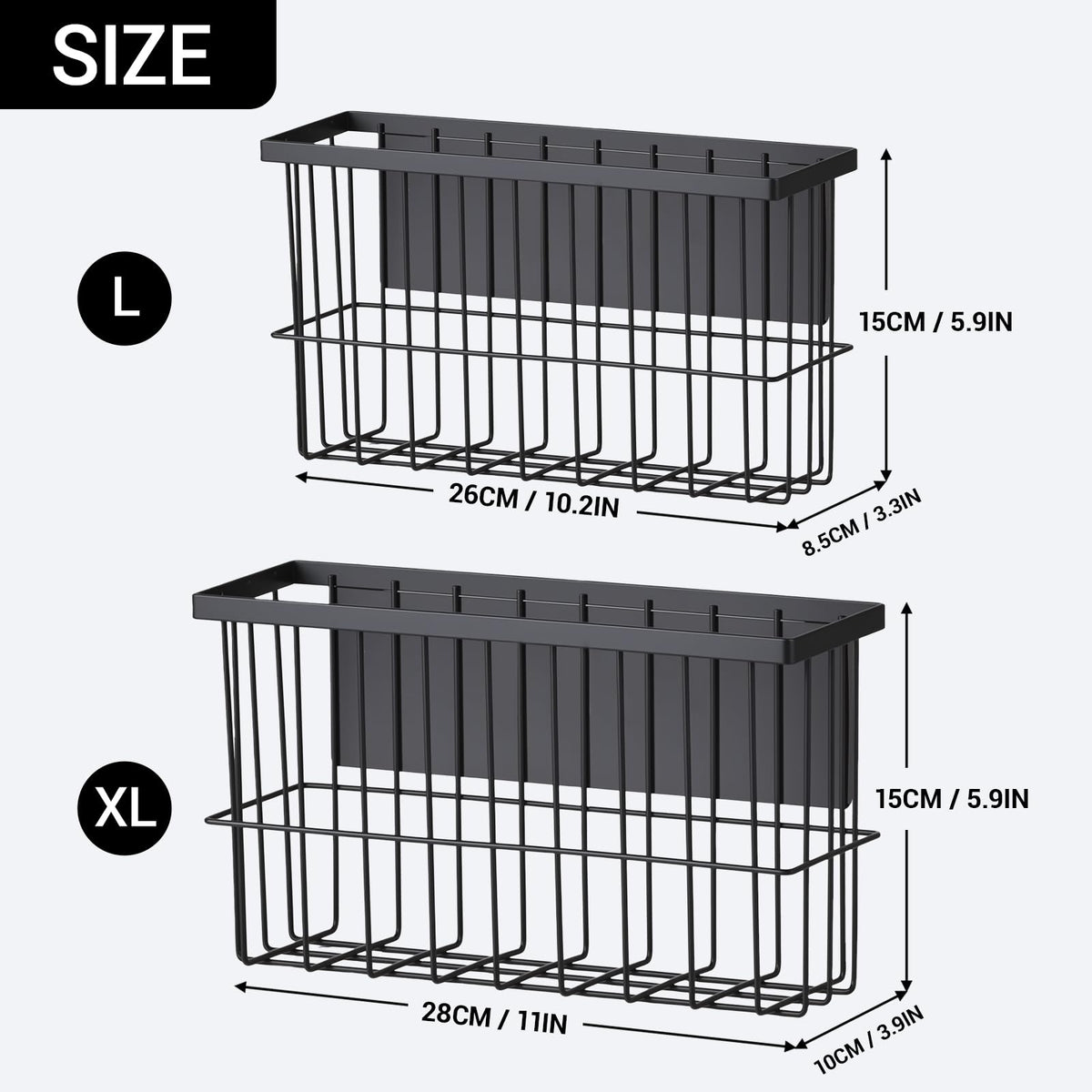 FAMNONE metal mesh lint bin used on kitchen surface for tidy scraps.