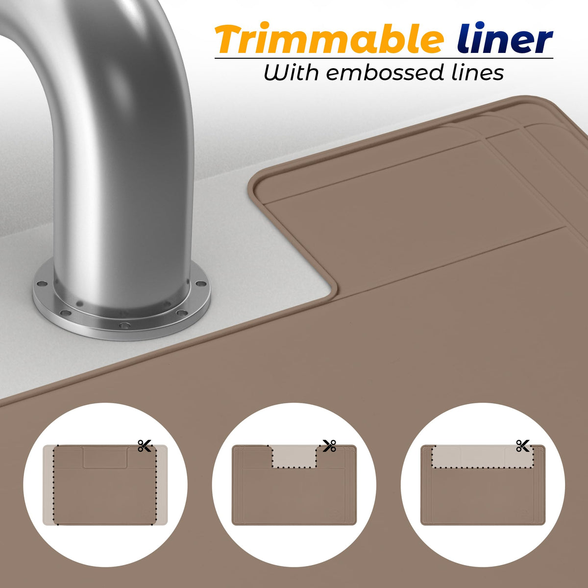 Famous Dino raised-edge drip tray contains drips and spills