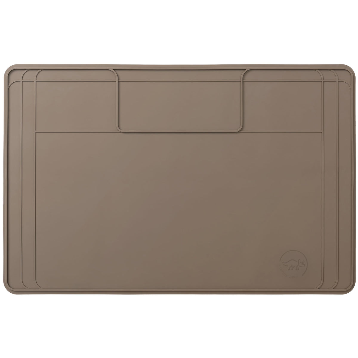 Famous Dino under-sink mat 34x22-wide protects cabinets from spills