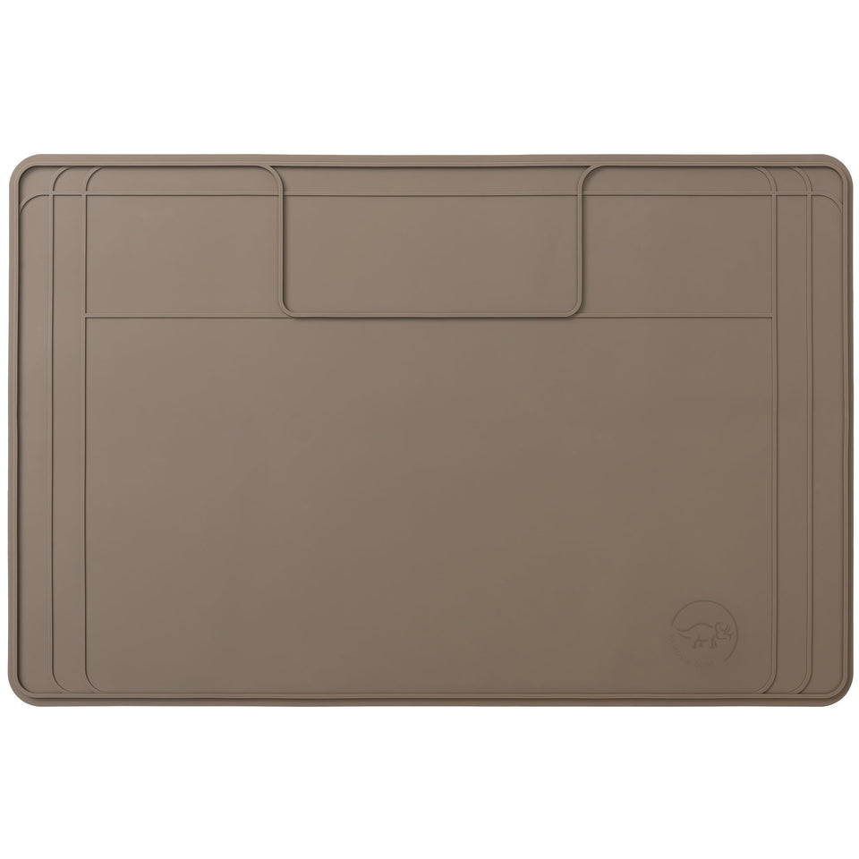Famous Dino under-sink mat 34x22-wide protects cabinets from spills