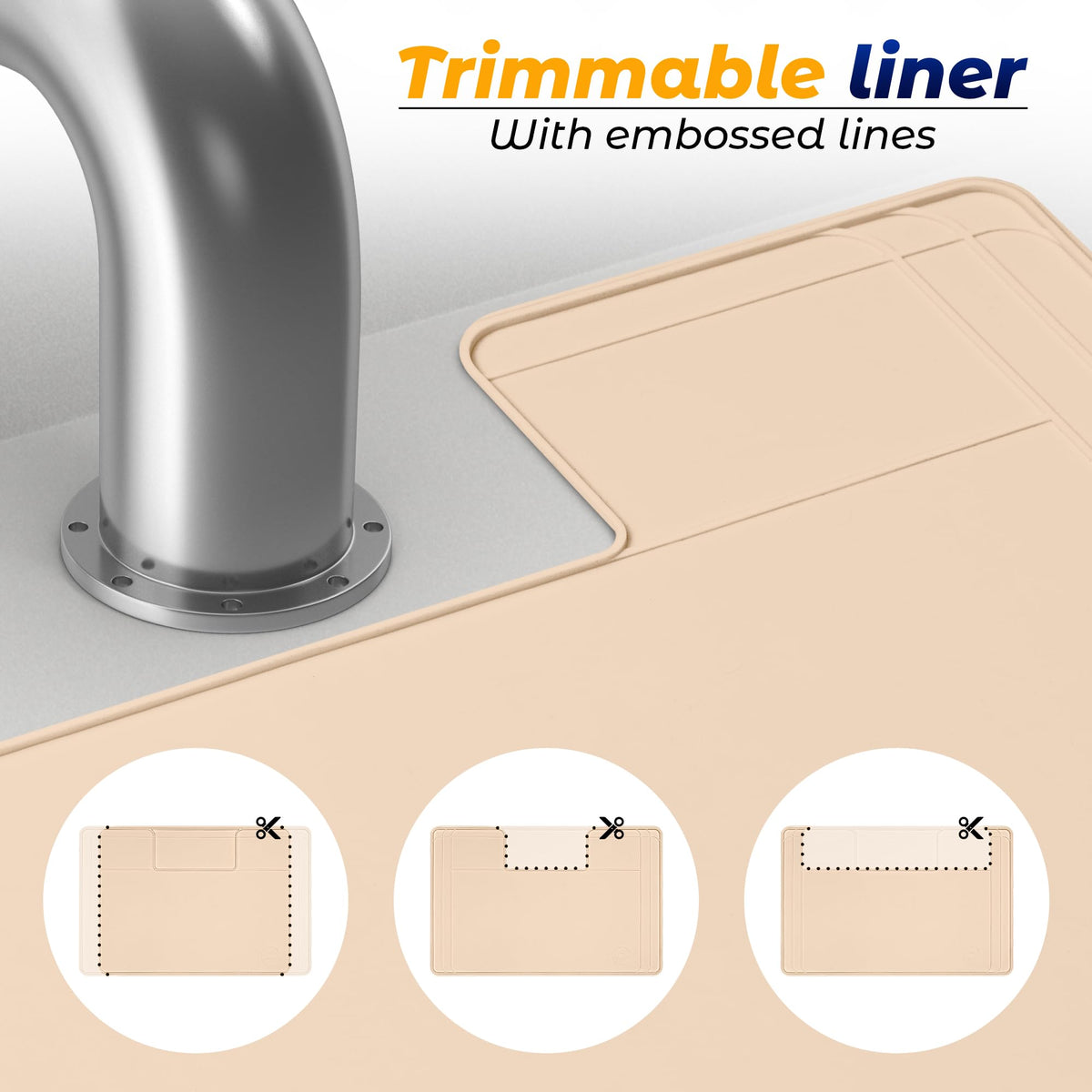 Famous Dino waterproof surface guards cabinet floors from moisture.