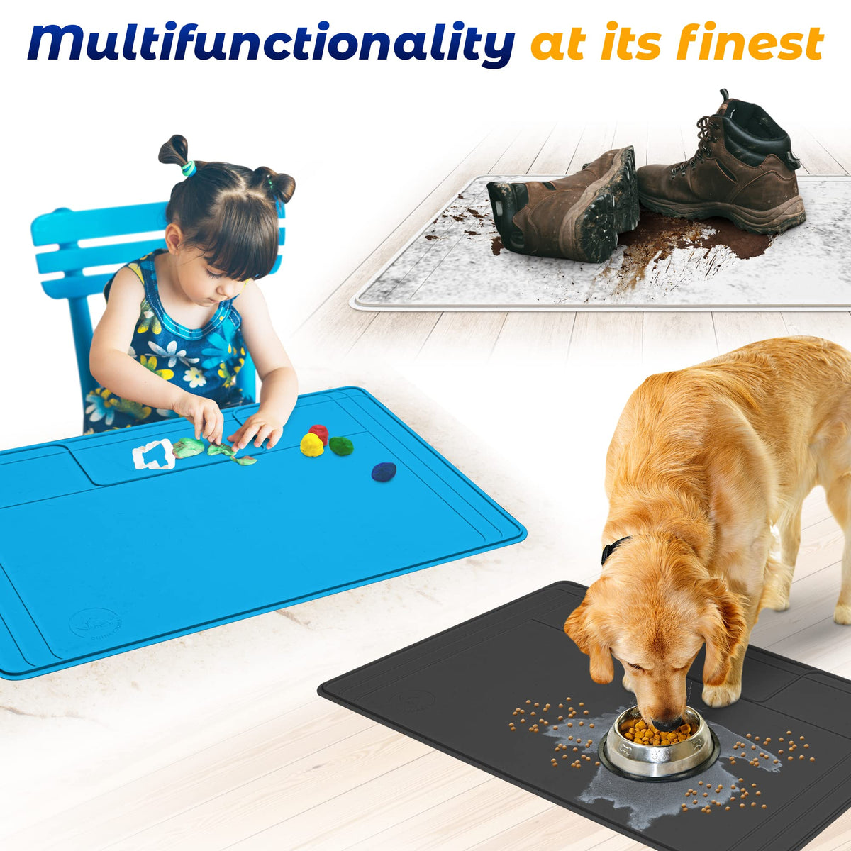 Famous Dino mat helps protect floors from plumbing leaks