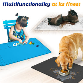 Famous Dino mat helps protect floors from plumbing leaks