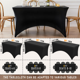 Famstar machine washable tablecloth for easy cleaning after gatherings