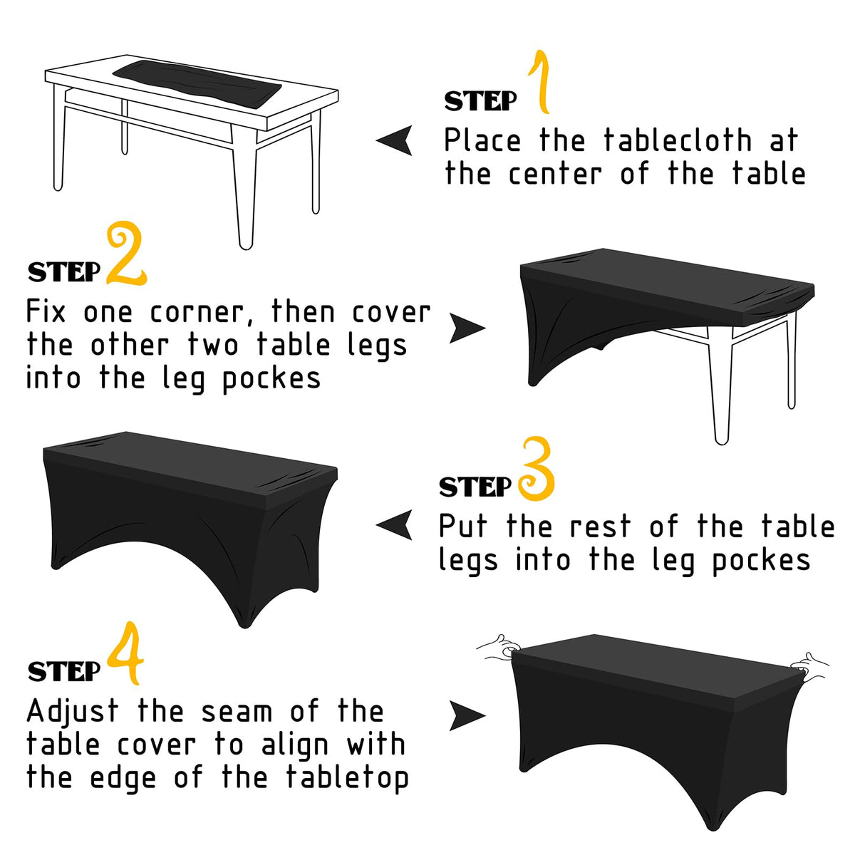 Famstar machine-washable tablecloth for easy care and repeated use.