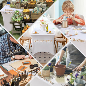 Famstar machine washable tablecloth for easy care and quick refresh.