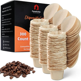 Fanativita 300-count filters with Genius Lid for easy, mess-free cleanup.