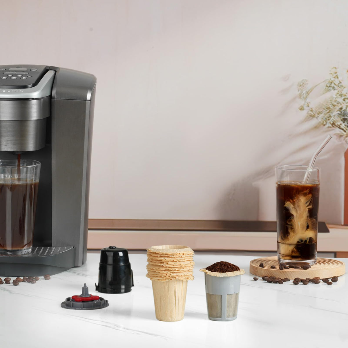 Fanativita large-filter disposable filters offer easy cleanup after brewing