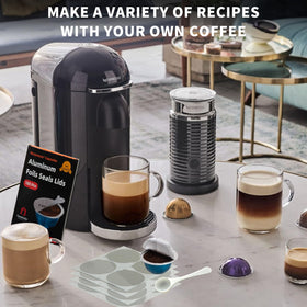 Fanativita eco-friendly coffee pod lid ready for reuse