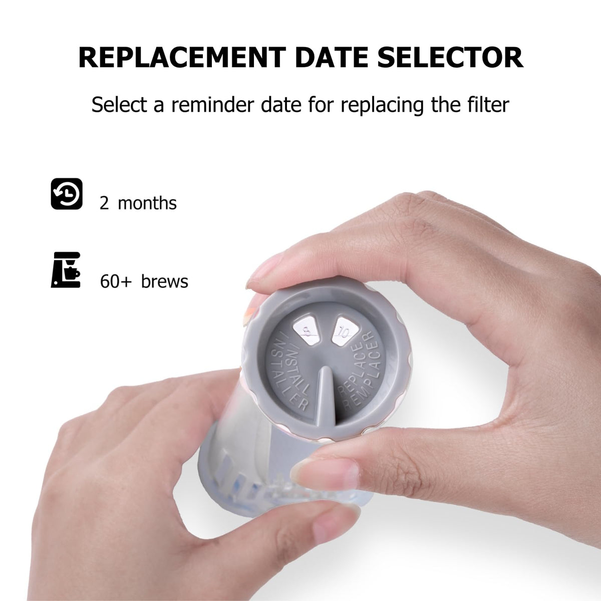 Fanativita included water filters ready for regular changes