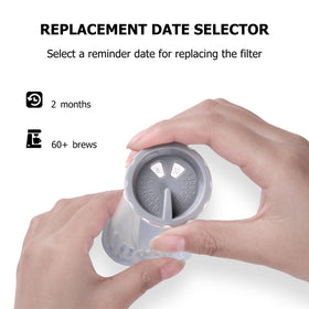 Fanativita included water filters ready for regular changes