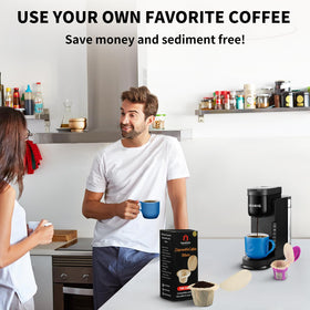 Fanativita patented lid aids filtration with U.S. 10865039 branding.