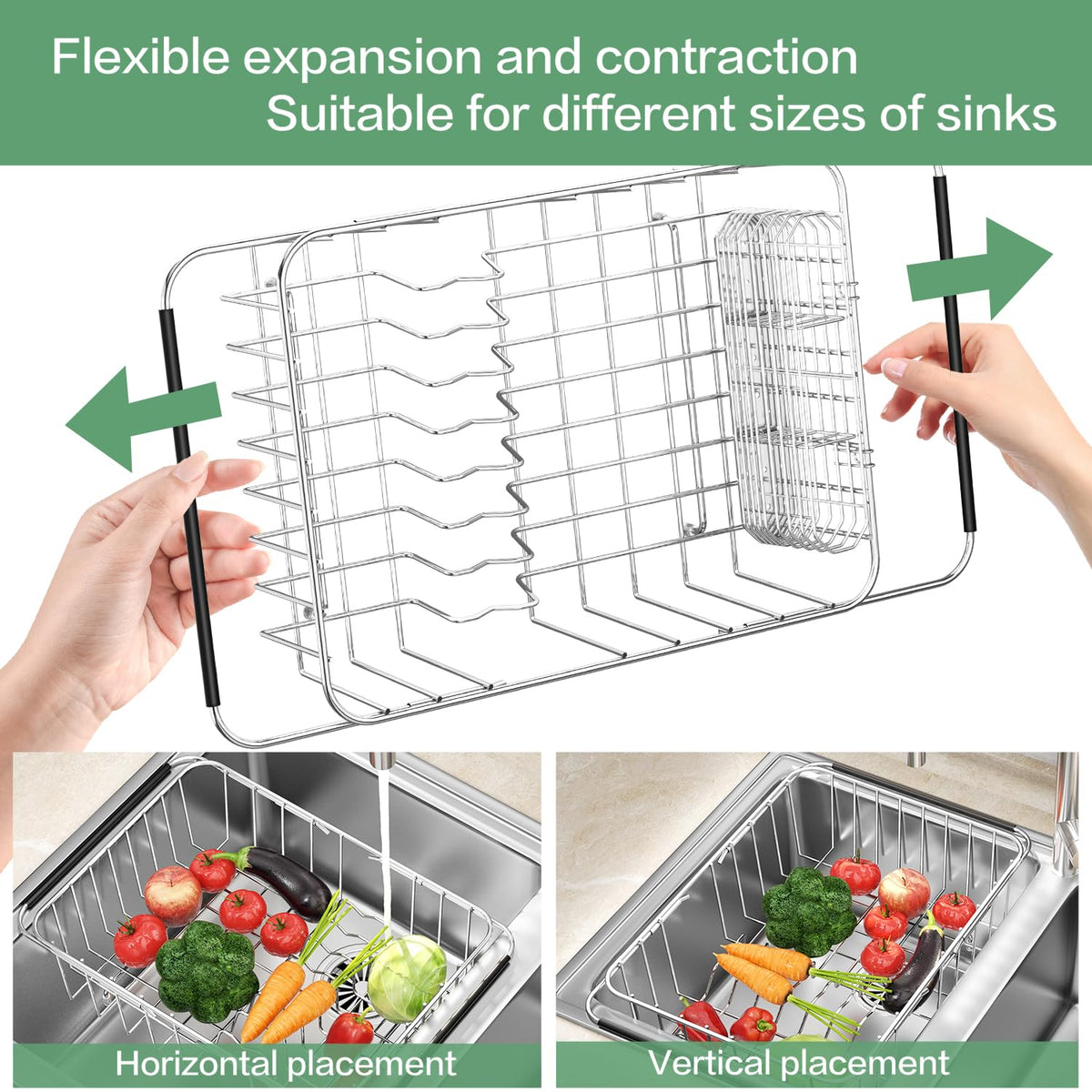 Fanbsy dish rack on counter with optional drying mat for versatile setup