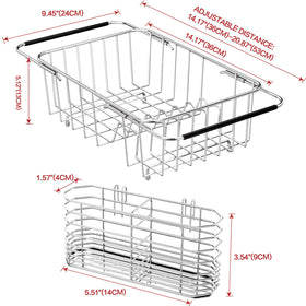 Fanbsy stainless steel dish rack rustproof for long-lasting kitchen organization.