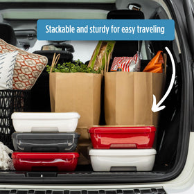 9x13x2 pan fits securely inside the Fancy Panz carrier.