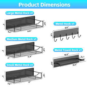 No-drill installation with FancyMule shelves on metal surface for quick setup.