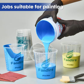 Fandiro stackable cups saving studio storage space