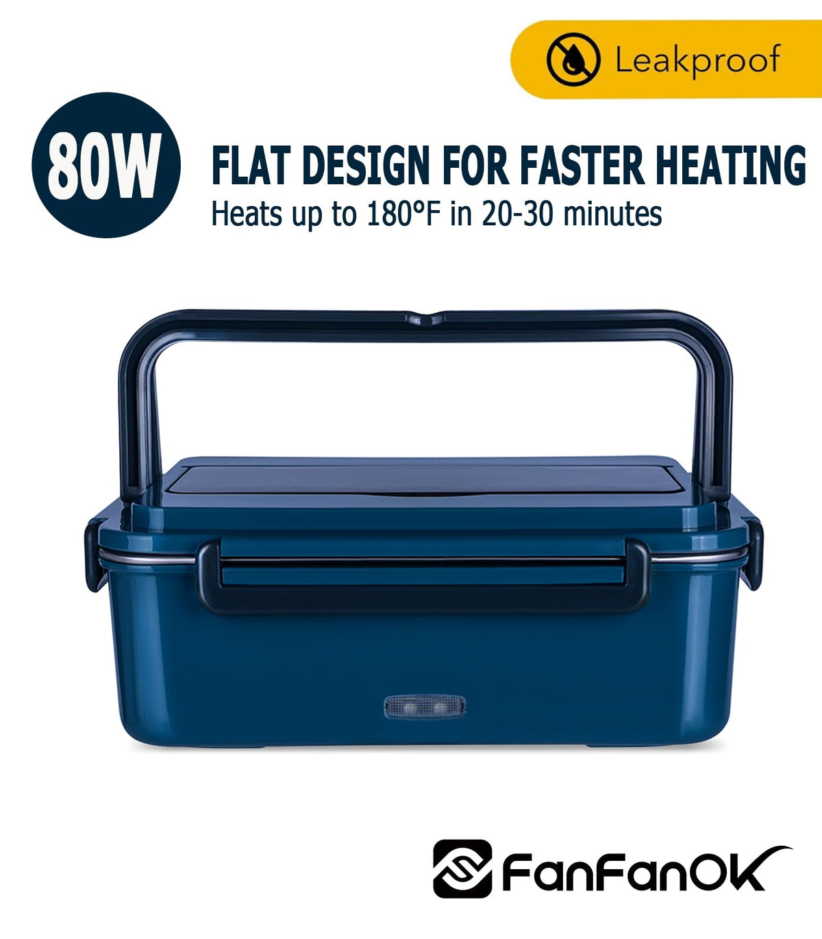 Two stainless steel containers with sealing lids for organized meal prep.