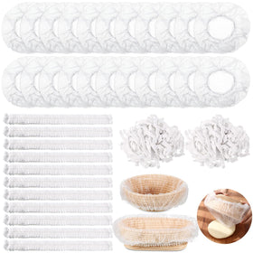 Fanfanwin 200pcs banneton liner packaging for bulk sourdough supplies.