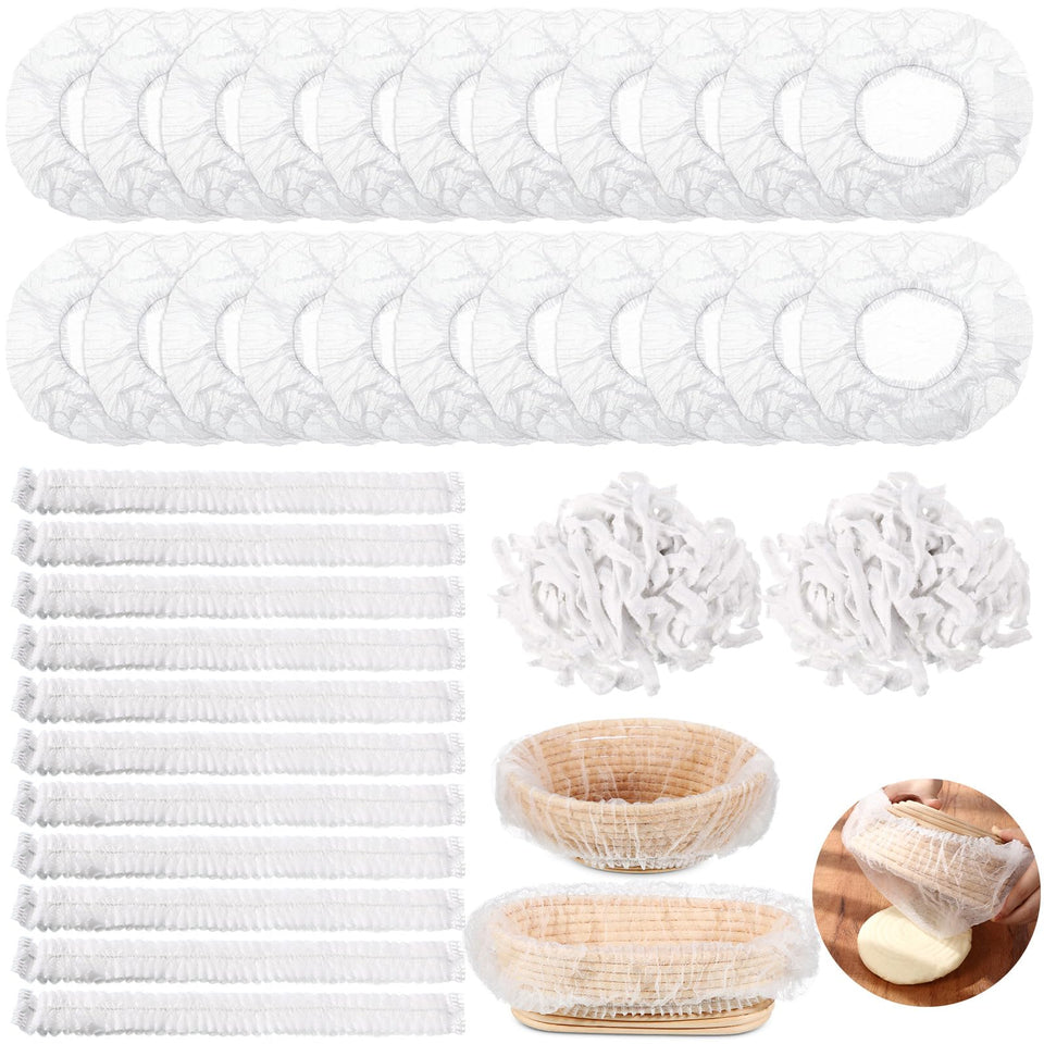 Fanfanwin 200pcs banneton liner packaging for bulk sourdough supplies.