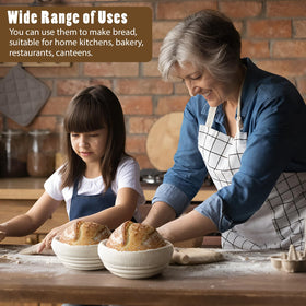 Fanfanwin two-pack banneton for storing and improving dough rise at home