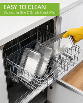 Two practical sizes on FANGSUN Breading Trays fit different recipes and portions.