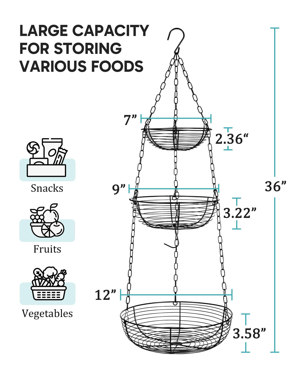 FANGSUN leaf-bracket combines style with sturdy support in your kitchen.