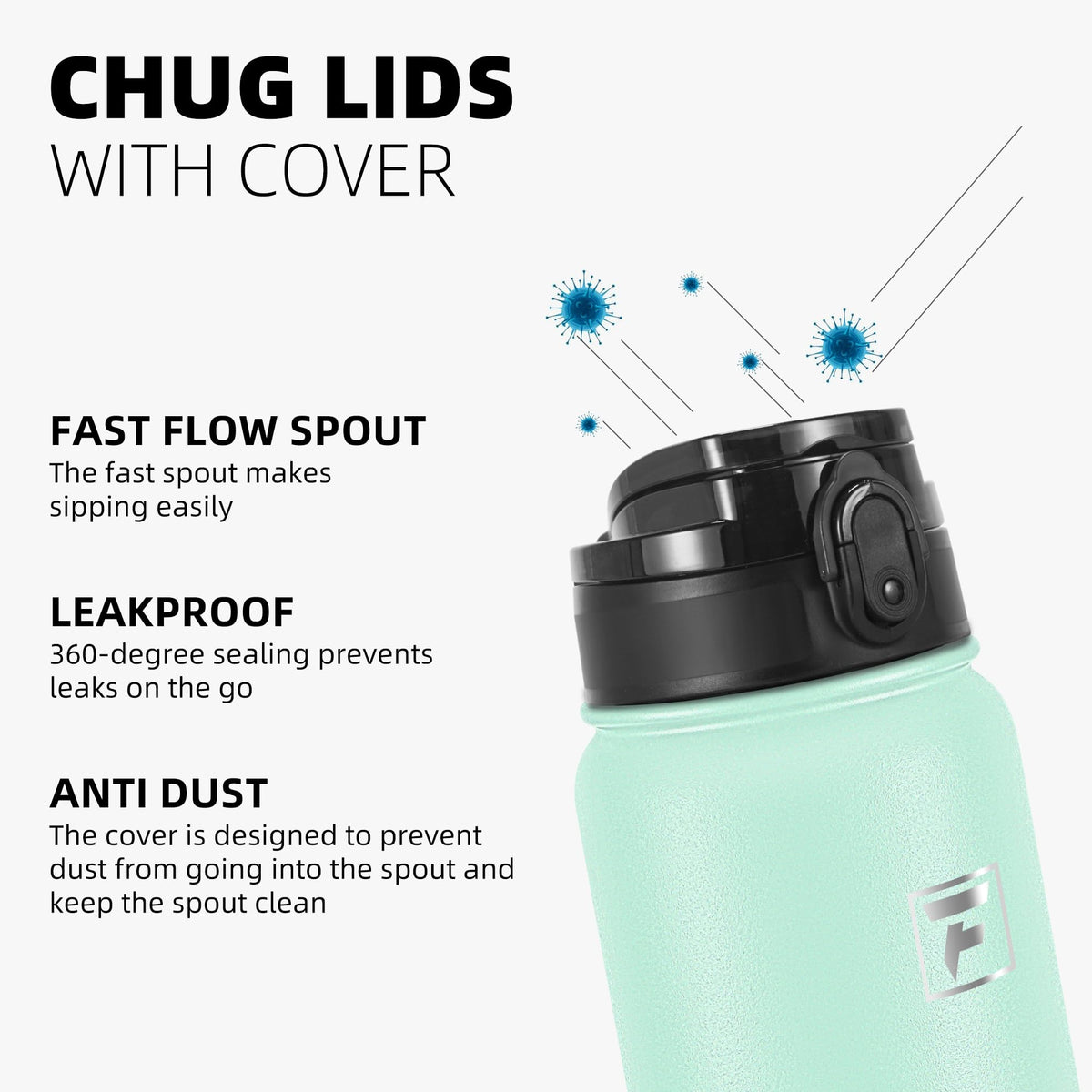 Fanhaw bottle made from 18/8 stainless steel, BPA-free