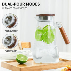 FANKAQI ice-fruit filter lid enables clean separation for refreshing drinks.