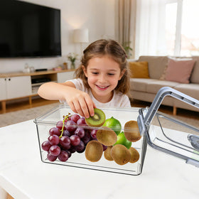 Fanlory bread box stored in the fridge keeps bread fresh.