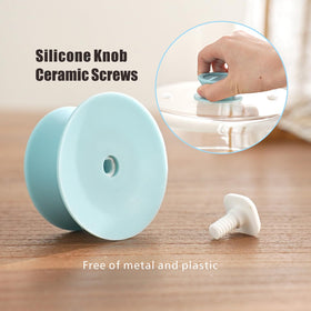 FANQIEW dishwasher-safe-cover emphasizes simple cleaning after microwave meals.