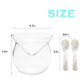 FANQIEW elegant caviar server set for parties and upscale dining