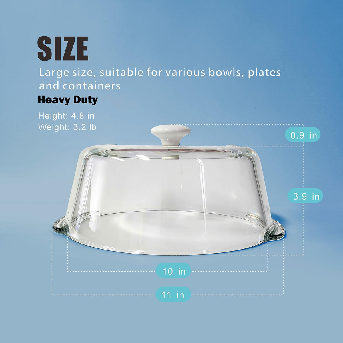FANQIEW splatter guard fitting 6 to 12 inch bowls for versatile use
