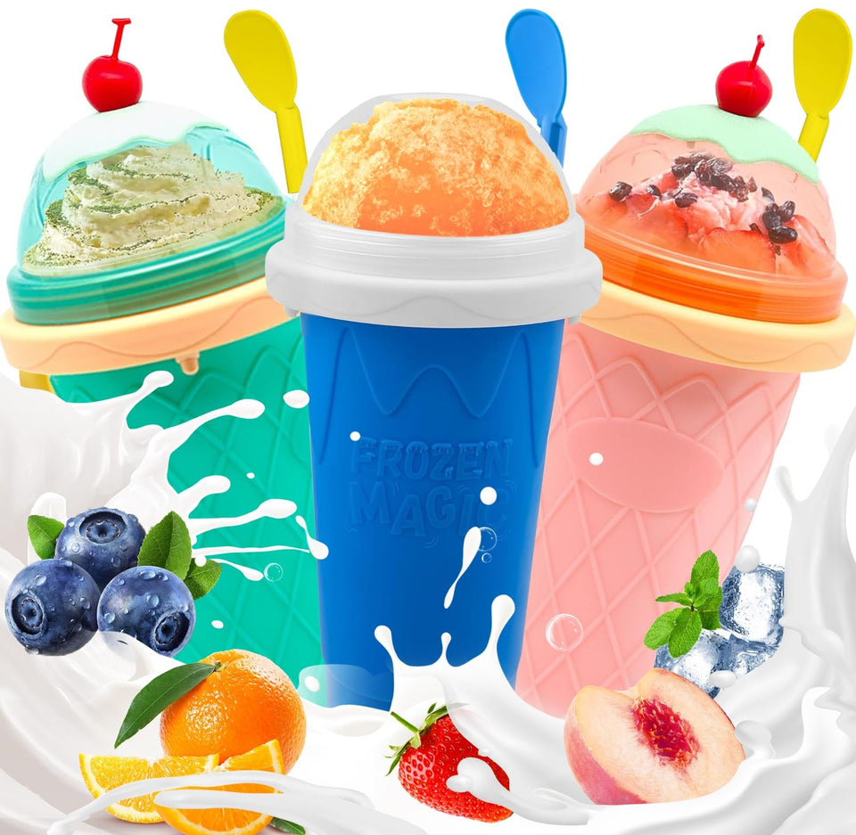 Fans-One Slushie Cup 3-pack on display for family fun and cool beverages.