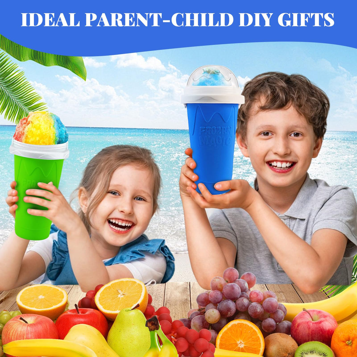 FANS-ONE Slushie Cup preserves your drink’s original flavor