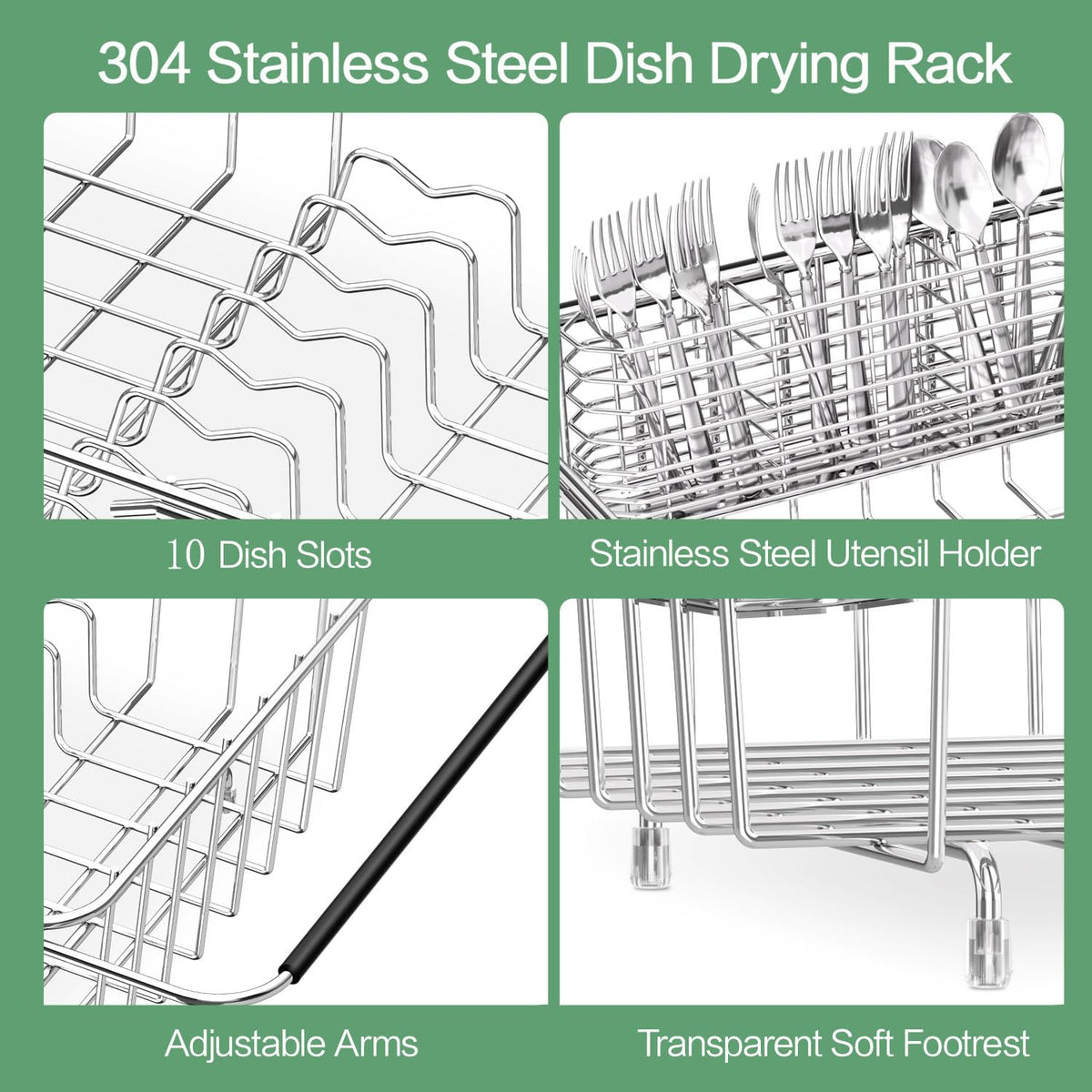 Fanbsy compact dish drainer setup fits most sinks and saves space.