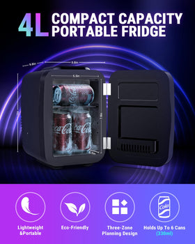 FansExpert fridge showcases six LED color options for gaming ambiance